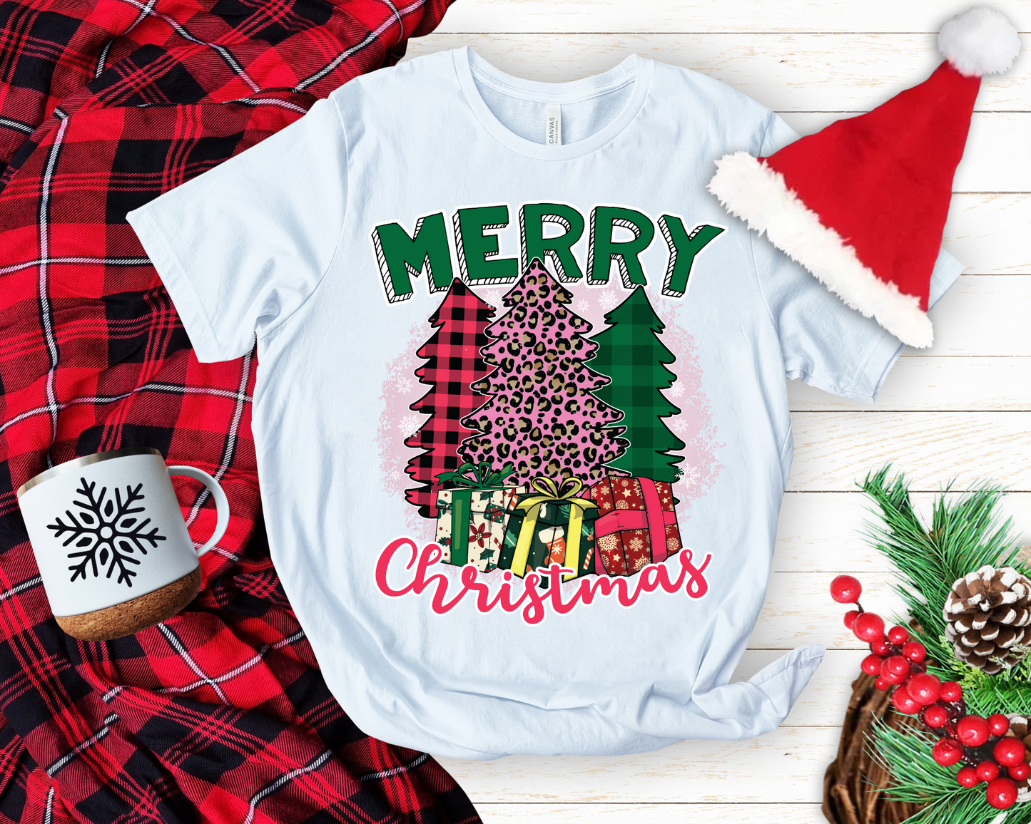 Merry Christmas DTF Transfer