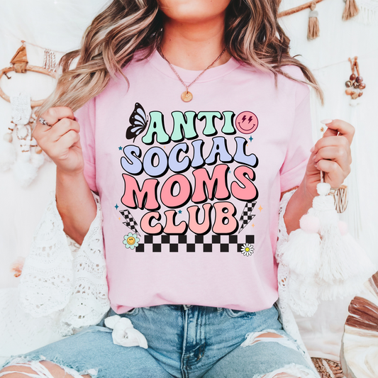 Anti Social Moms Club DTF Transfer | Version 1