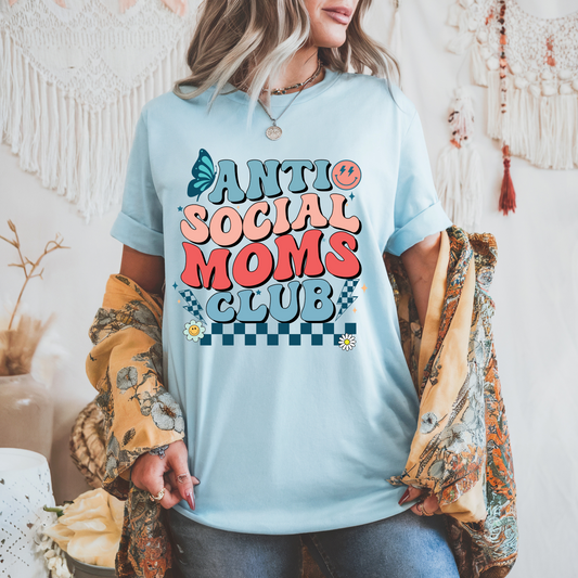 Anti Social Moms Club DTF Transfer | Version 2