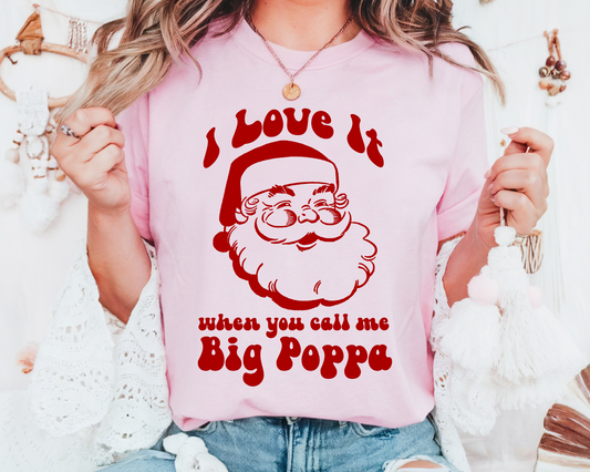 Big Poppa Santa Shirt