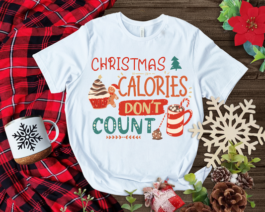 Christmas Calories Don't Count DTF Transfer