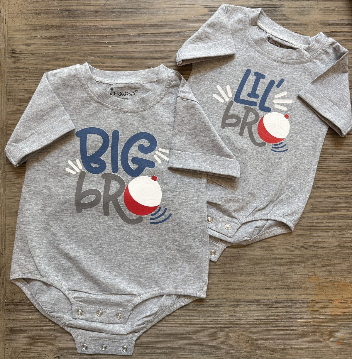 Matching Big Bro and Lil Bro shirts made by Goshen Graphics