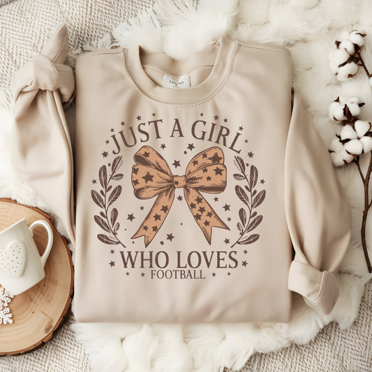 Just A Girl Who Loves Football Shirt
