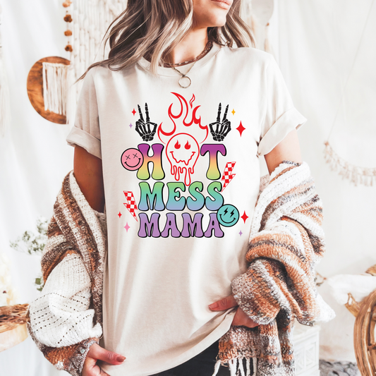 Hot Mess Mama DTF Transfer
