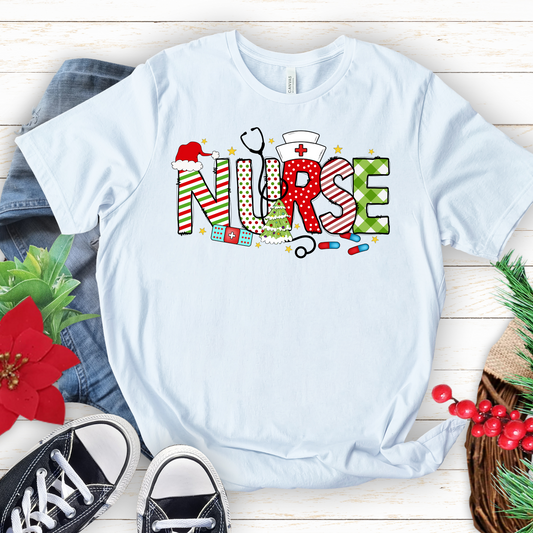 Nurse Christmas DTF Transfer