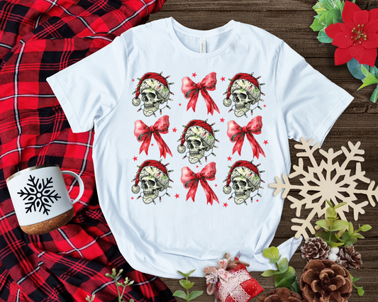 Skeleton Christmas Lights DTF Transfer